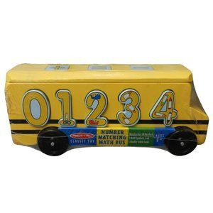 Melissa & Doug Number Matching Math Bus NEW
